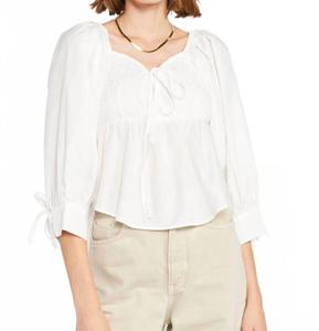 Блузка Estela белого цвета En Saison