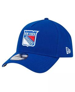 Мужская синяя бейсболка New York Rangers Core A-Frame 9FORTY Adjustable New Era