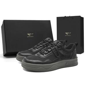 Низкие мужские кроссовки SEPTWOLVES, Black (Standard Leather Shoe Size)