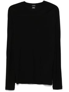 BOSS футболка с круглым вырезом, черный