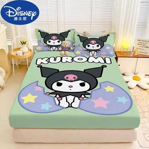 Disney Простыня на резинке 200х200 см с защитой матраса, Kuromi 27