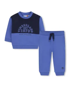 Комплект для малыша синего цвета с длинными рукавами Timberland