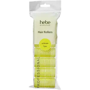 Бигуди на липучке ø 26 мм, 7 шт./1 упаковка. Hebe Professional Hair rollers