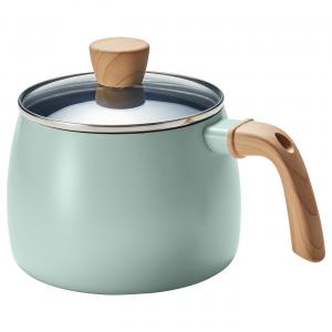 Кастрюля с крышкой IKEA, 2.3 л, зеленый