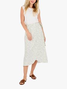 Павлиний цветочный обертывающий юбка A-VIEW, Multi