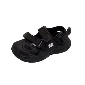 Дышащие и нескользящие низкие детские сандалии для детей от 3 до 7 лет Tide attack, черный