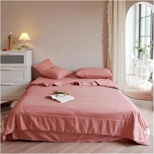 Generic Комплект постельного белья из 100% хлопка, летнее тонкое одеяло, дышащее и мягкое для комфортного сна