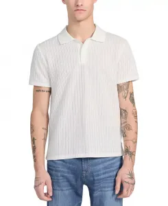 Мужская текстурированная трикотажная поло Dario GUESS, красный