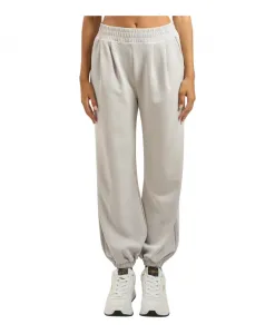 Белые спортивные брюки с отделкой из страз. Emporio Armani, белый