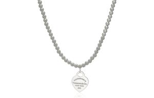 TIFFANY & CO. Возвращение в Тиффани Коллекция 925 Стерлингового Серебра Колье Женское Серебро
