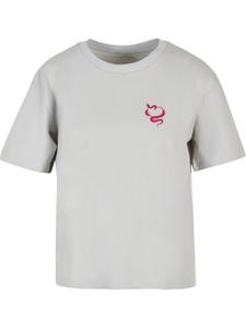 Футболка Snakes Heart Tee серого цвета Mister Tee