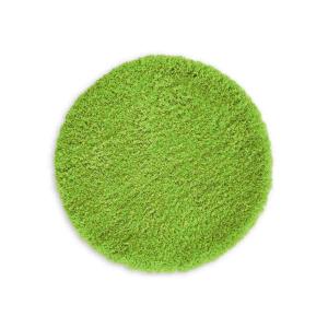 Коврик для ванной WohnDirect Hochflor Badematten Rund, зеленый