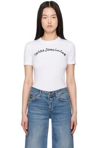 Футболка с принтом Versace Jeans Couture, белый