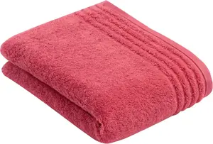 Полотенце Vossen "Vienna Style Supersoft", (1 шт.), супермягкий хлопок 67х140 см (1 шт.), темно-бордовый