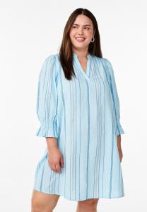 Платье Zizzi Day dress, Ice Melt Stripe/Light Blue