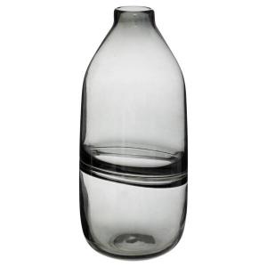 Декоративная ваза Atmosphera Créateur d'intérieur aus Glas BOTTLE, 30 cm, 13x30x13 см, серый