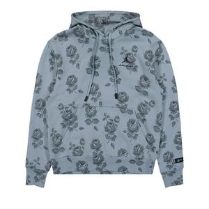 Худи Air Jordan x A Ma Manière All Over Print Fleece 'Obsidian Mist', синий