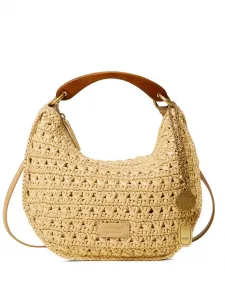 Сумка-тоут с подвеской Twinset, бежевый