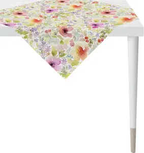 APELT среднее одеяло "6511 SUMMERTIME, летнее украшение, лето ", (1 шт.), цифровая печать 88х88 см, красный