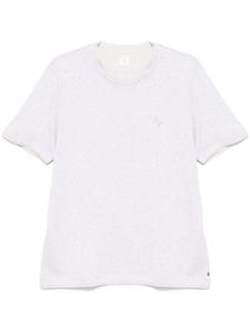 Eleventy футболка с вышитым логотипом, серый