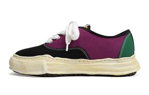 Стильные кроссовки для скейтбординга Baker унисекс с низким верхом, черные/фиолетовые Mihara Yasuhiro