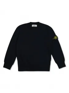 Свитер с нашивкой Compass Stone Island Junior, синий