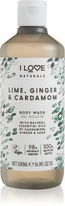 Гель для душа Naturals с лаймом, имбирем и кардамоном I Love, 500 мл