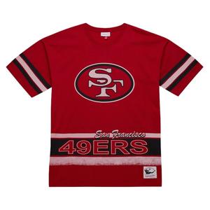 Футболка Mitchell & Ness x NFL San Francisco 49ers Oversized Vintage мужская scarlet Mitchell Ness, Scarlet