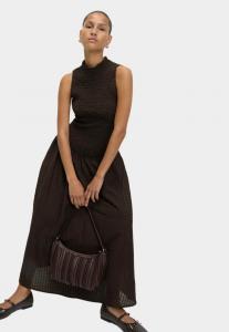 Платье Marks & Spencer DROP WAIST CHECK, Chocolate/Brown