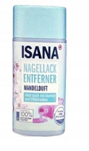 Isana жидкость для снятия лака с ароматом миндаля Inna marka