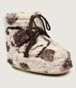 Снежные ботинки Icon Low Curly Moon Boot, экрю