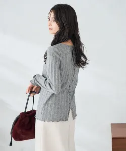 Топ с блестками и вырезом-лодочкой Avv, цвет Gray