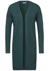 Вязаный кардиган STREET ONE, темно-зеленый