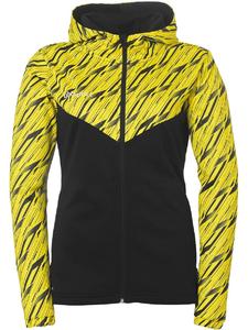 Женская тренировочная куртка Progressive 28 Multi Hood черного цвета uhlsport