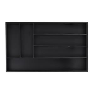 Ящик для столовых приборов Relaxdays, черный