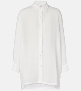 Нико рубашка оверсайз из рами Leset, Parchment