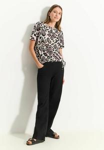 Футболка с принтом KNOTEN Cecil, кремовый