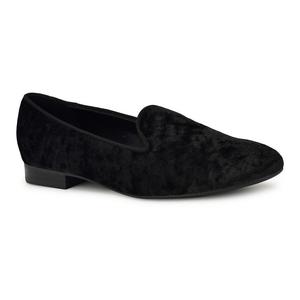 Женские слипоны на плоской подошве с круглым носком Nine West Renold, цвет Black Velvet