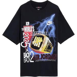 Футболка UNDEFEATED FW25 мужская Jordan, черный