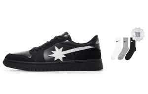 Starwalk Soldier Прочные дышащие скейтерские кроссовки унисекс черные с двумя парами носков, цвет Comes with 2 Pack Socks