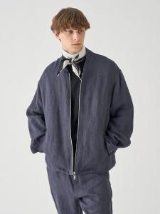 Короткий блузон из льняного жаккарда | ДЖМ254