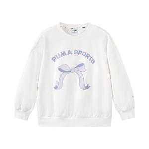 PUMA Sweatshirt Sportstyle Collection Graphic Raw White Children Aged 3 7 Years Old