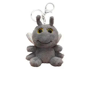 Очаровательная игрушка-кулон стрекоза плюш высота 14см Dolls and bears dance, серый