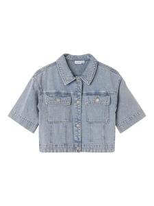 Рубашка на пуговицах классического кроя NAME IT, синий