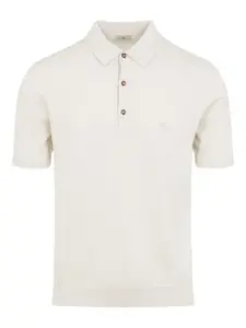 Поло с короткими рукавами на пуговицах Etro, нейтральный