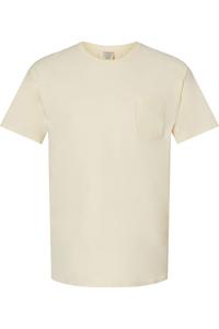 Футболка ComfortWash by Hanes Garment-Dyed Pocket, цвет parchment