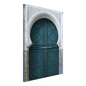 Фреска Artgeist Ethnic Door, зеленый