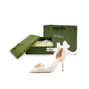 Женские туфли на тонком каблуке, абрикосового цвета Dunnu, Apricot