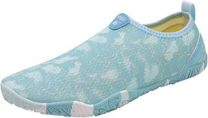 Обувь для плавания для женщин и мужчин, быстросохнущие носки для плавания босиком, легкие плавательные туфли для серфинга и плавания, мужские слипоны Generic, синий