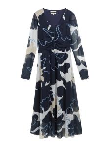 Платье TOM TAILOR, цвет Navy/Royal blue